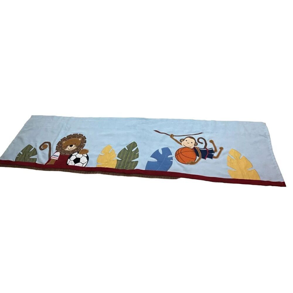 Lambs & Ivy Nursery Window Valance Safari